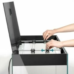 Aquael - Aquarienset GLOSSY / D&N -Aquael Shop 112648 112933 112934 glossy black cover lighting position 385 1280x1280