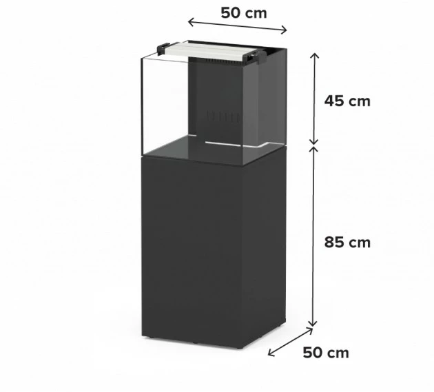 Aquatlantis - Aquaview 50 - Schwarz - Aquarium-Kombination Mit Unterschrank 2 Aquatlantis - Aquaview 50 - Schwarz - Aquarium-Kombination Mit Unterschrank – Bild 2