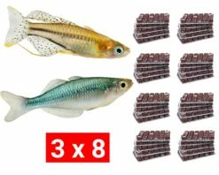 Frozen Food Bundle For Spikefish - 24 Pcs.