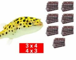 Frozen Food Bundle For Puffer Fish - 24 Pcs.
