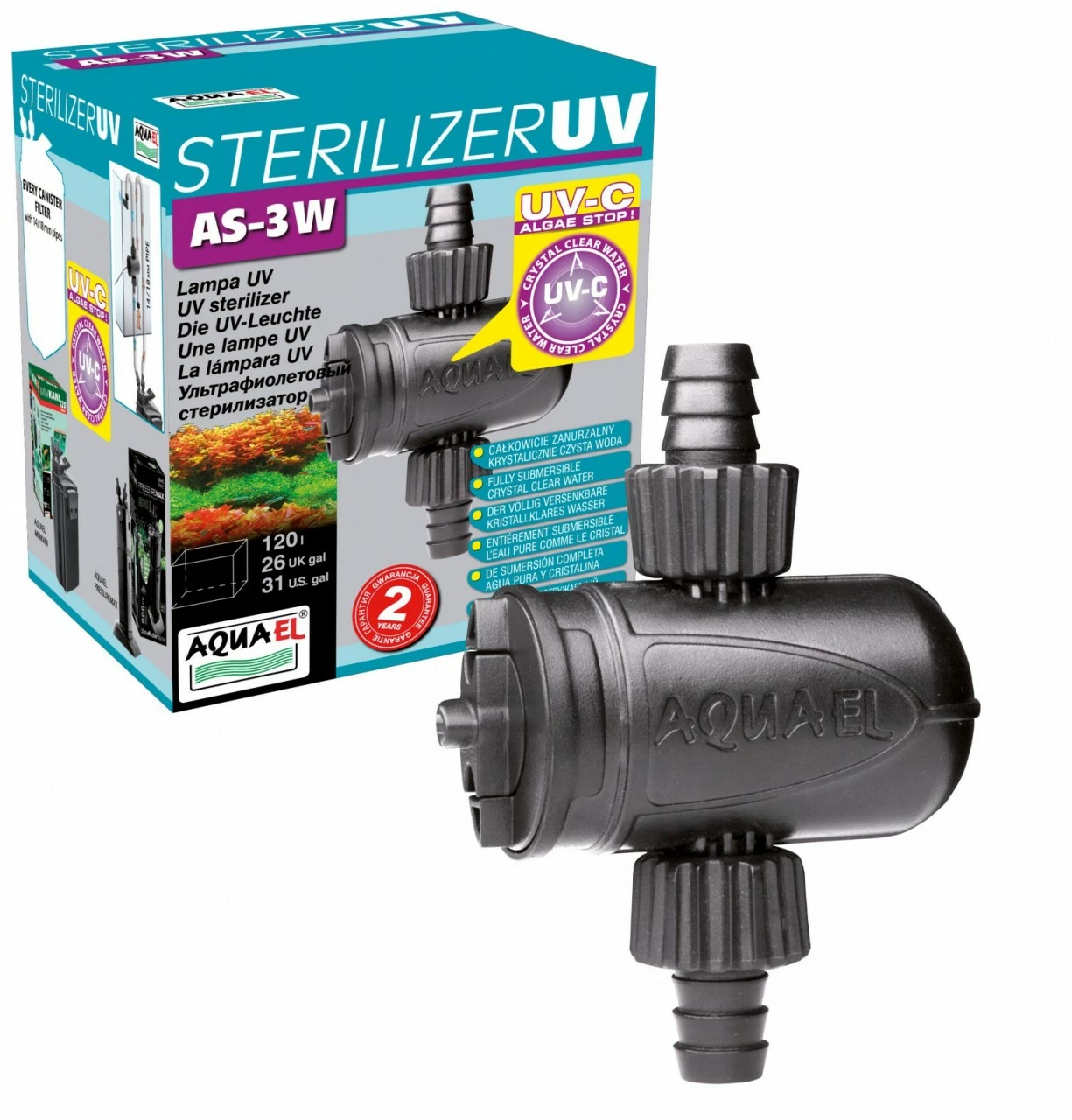 Aquael UV Lamp Sterilizer UV 3W 2 Aquael UV Lamp Sterilizer UV 3W – Bild 2