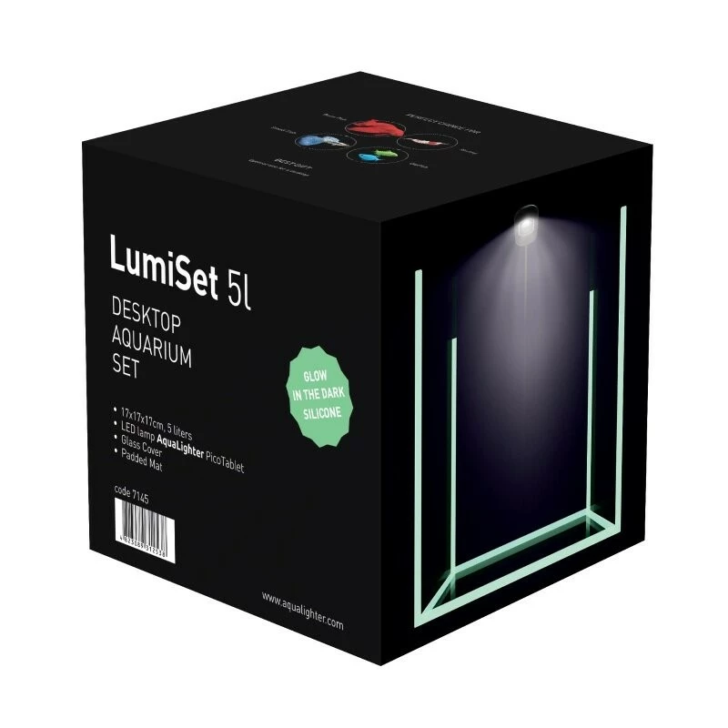 Desktop Aquarium - Lumi Set 5L - Glow In The Dark 2 Desktop Aquarium - Lumi Set 5L - Glow In The Dark – Bild 2