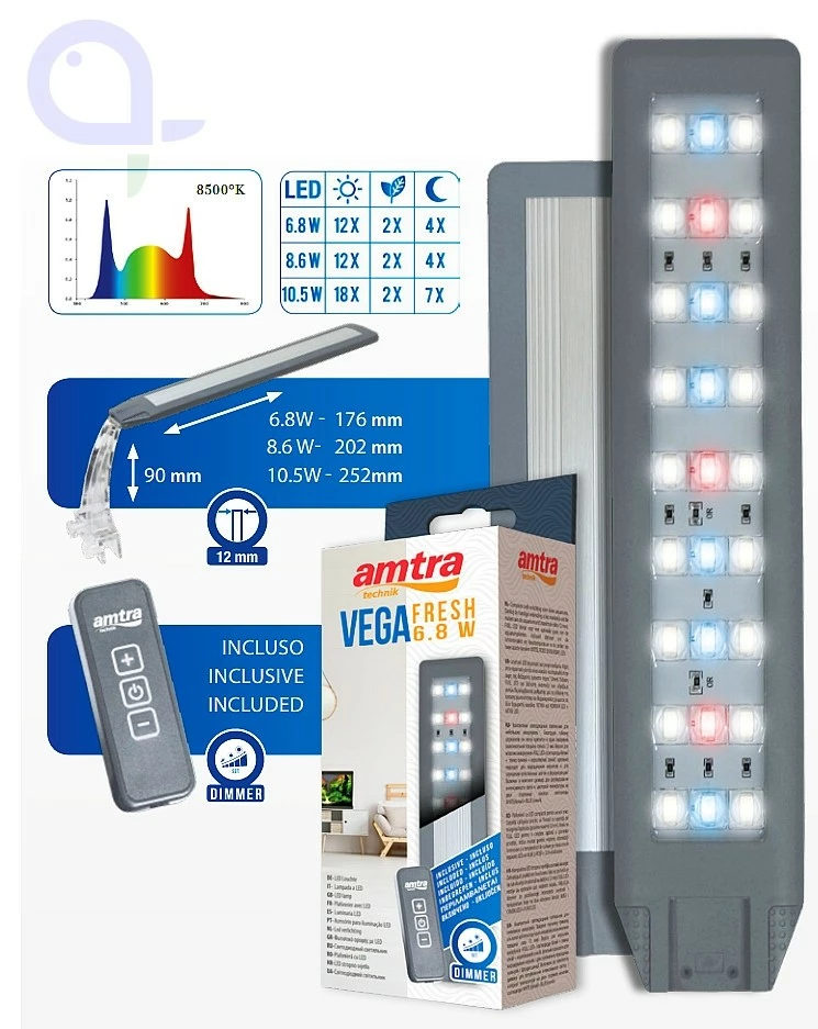 Amtra - Clamp Lamp Vega LED FRESH 2 Amtra - Clamp Lamp Vega LED FRESH – Bild 2